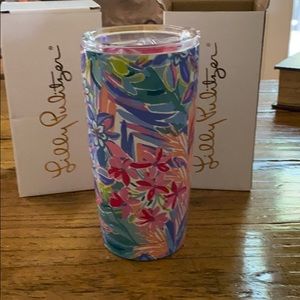 Lily Pulitzer 20oz stainless steel tumbler